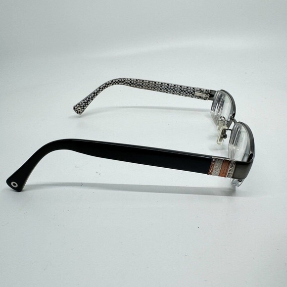 Coach HC 5027B (Cecily) 9081 50-17-135 Silver Half Rim Eyeglasses Frame H9911 - Picture 4 of 8